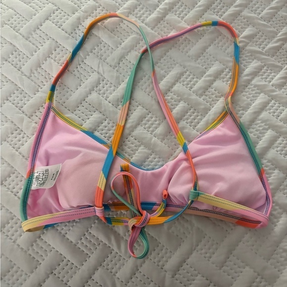 Colorful bathing suit top - Picture 3 of 3